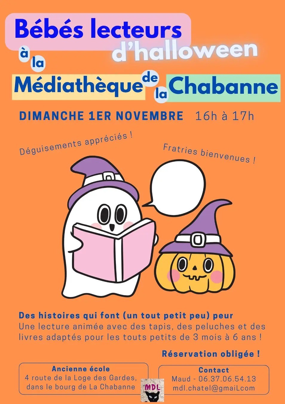 Bébés Lecteurs Spécial Halloween