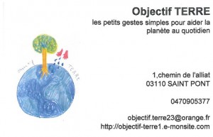 Carte Objectif TERRE 