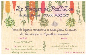 Carte Potager de Pautilou 